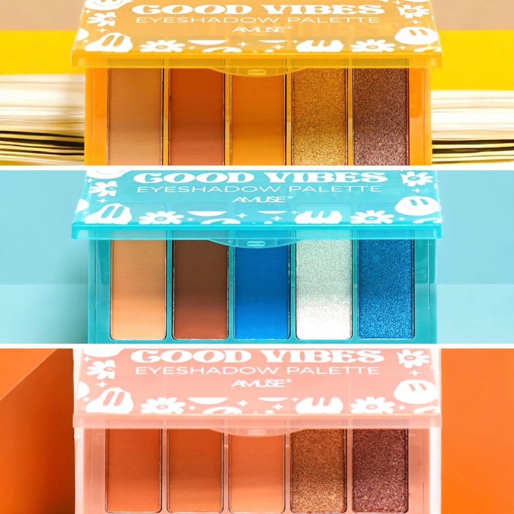 Three mini eyeshadows